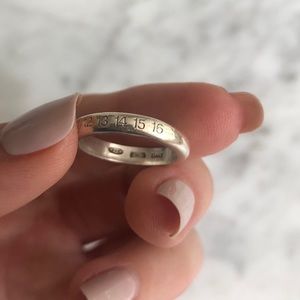 Maison Margiela Silver Classic Ring